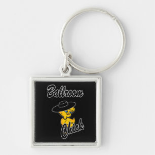 Ballroom Chick #4 Key Ring