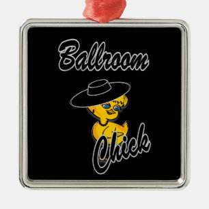 Ballroom Chick #4 Metal Ornament