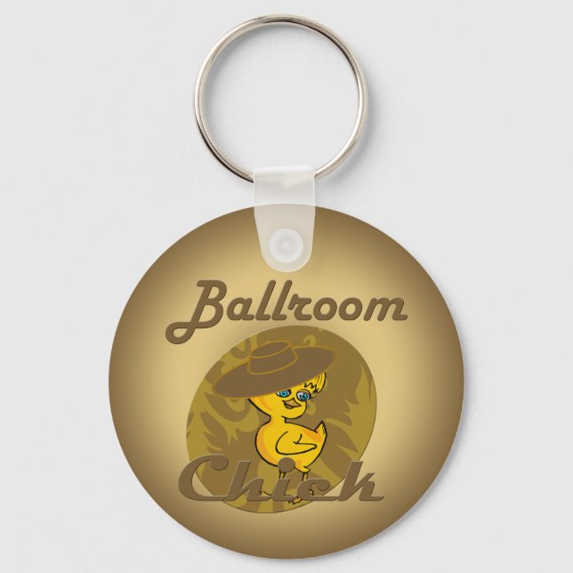 Ballroom Chick #6 Key Ring (Front)