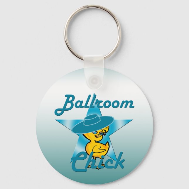 Ballroom Chick #7 Key Ring (Front)