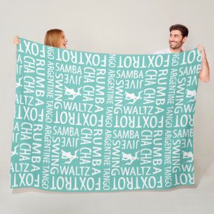 Ballroom Dance Fleece Blanket