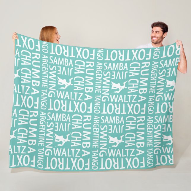 Ballroom Dance Fleece Blanket (In Situ)