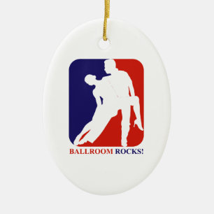 ballroom dance Rock Ceramic Tree Decoration