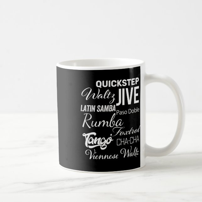 Ballroom Dancer Pun Gift  Coffee Mug (Right)