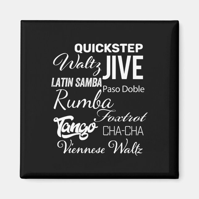 Ballroom Dancer Pun Gift  Magnet (Front)
