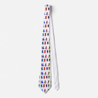 Ballroom Dancers in Colour Necktie