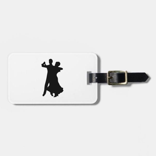 BALLROOM DANCERS LUGGAGE TAG (Front Horizontal)