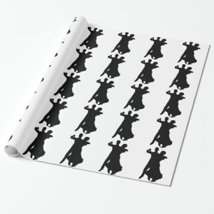 BALLROOM DANCERS WRAPPING PAPER