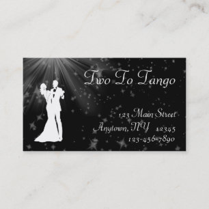 Ballroom Dancing Business Card