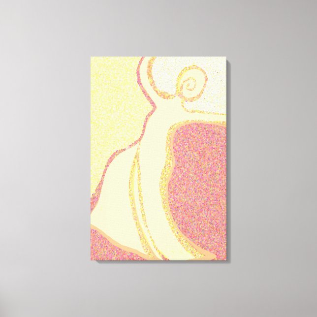 Ballroom dancing canvas print (Front)