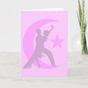Ballroom dancing card