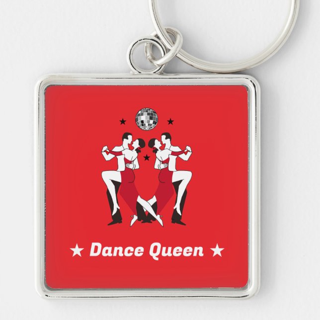 Ballroom Dancing Champions Key Ring (Front)