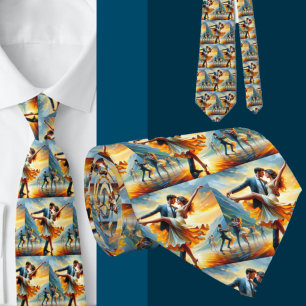 Ballroom Dancing Couples Dance Music Band  Tie
