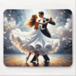 Ballroom Dancing Couples Dance Music  Mouse Pad<br><div class="desc">This supercool Ballroom Dancing Couple mousepad is a chic way to celebrate couples dancing! Classy and elegant,  this mouse pad is perfect for your desk and features a couple dancing. Moshiach Now!</div>