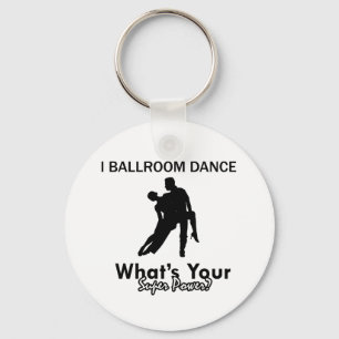 Ballroom dancing designs key ring