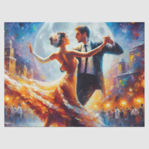 Ballroom Dancing Ephemera Furniture Decoupage Tissue Paper