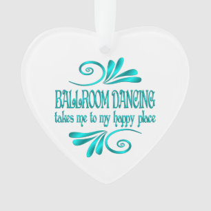 Ballroom Dancing Happy Place Ornament