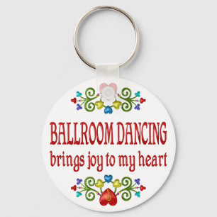 Ballroom Dancing Joy Key Ring