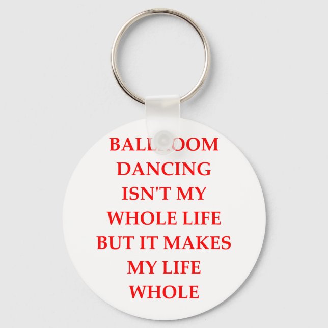 ballroom dancing key ring (Front)