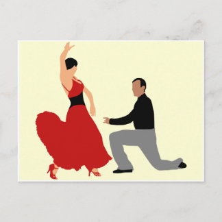 Ballroom Dancing Postcard