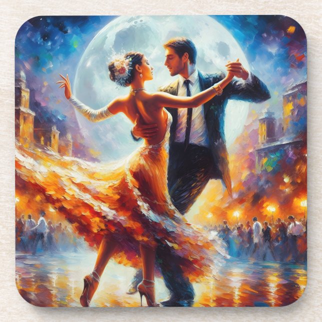 Ballroom Dancing Swing Dancing Music Dance Coaster (Front)