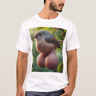 Balls Bird Meme. Viral Bird With Balls AI Image. F T-Shirt