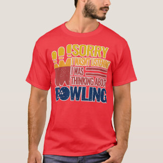 balls bowlers roll bowl retro vintage funny bowlin T-Shirt