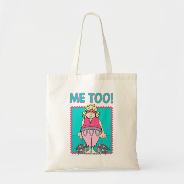 BALLS & CHAINS "Me Too" Tote Bag (Front)