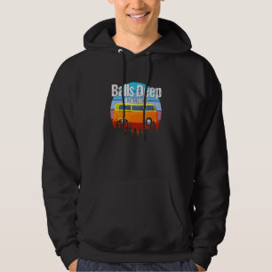 Balls Deep In This Hitch Camping Vintage Hoodie
