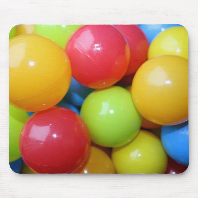Balls in Assorted Colours Mouse Pad (Front)