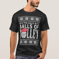 Balls Of Volley Xmas Volleyball Ugly Christmas Swe