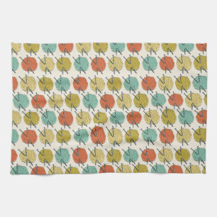 Balls of Wool Pattern Tea Towel