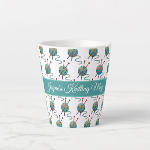 Balls of Yarn Personalised Knitting Mug
