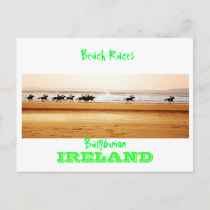ballybunion beach races postcard