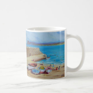 Ballycastle Harbor, County Antrim oil painting by Coffee Mug