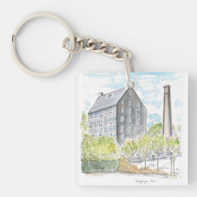 Ballydugan Mill Downpatrick Key Ring (Front)