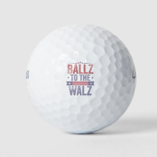 Ballz to the Walz Harris Waltz 2024 Election   Golf Balls