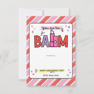 Balm Chapstick Card Holder Valentine's Day Gift