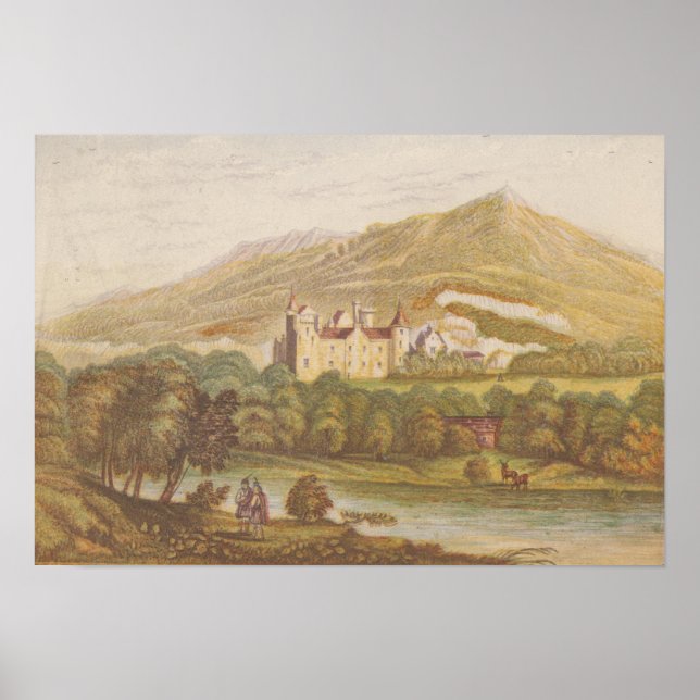 Balmoral Castle by Bradshaw & Blacklock Poster (Front)