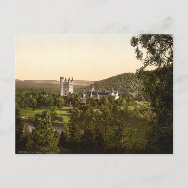 Balmoral Castle, Royal Deeside, Scotland Postcard (Front)