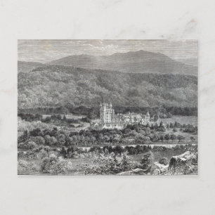 Balmoral, from 'Leisure Hour', 1888 Postcard