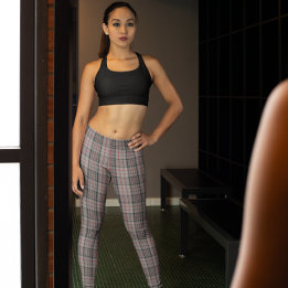 Balmoral Grey Tartan Leggings