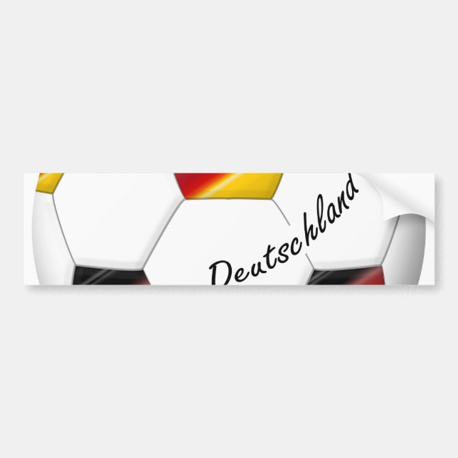 Balón de FÚTBOL ALEMANIA equipo nacional 2014 Bumper Sticker (Front)