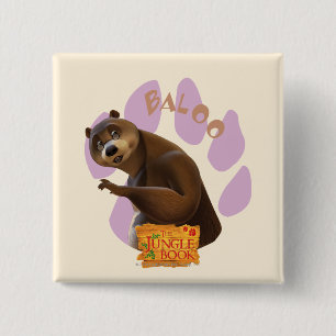 Baloo 1 15 cm square badge