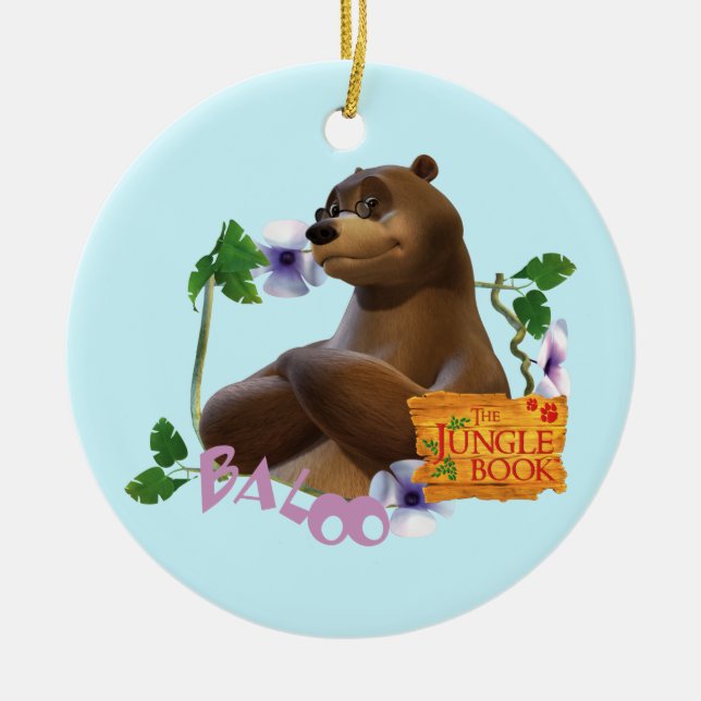 Baloo 2 ceramic ornament (Front)