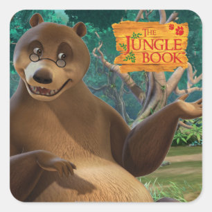 Baloo 4 square sticker