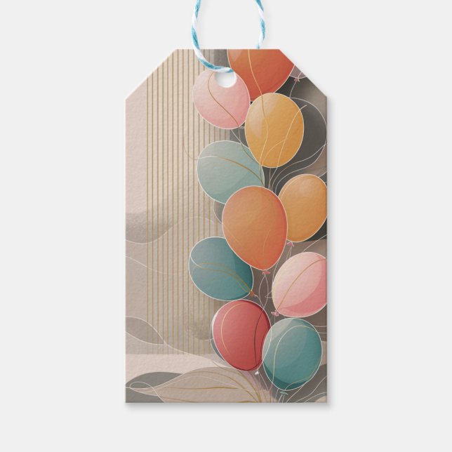 Baloons Gift Tags (Front)