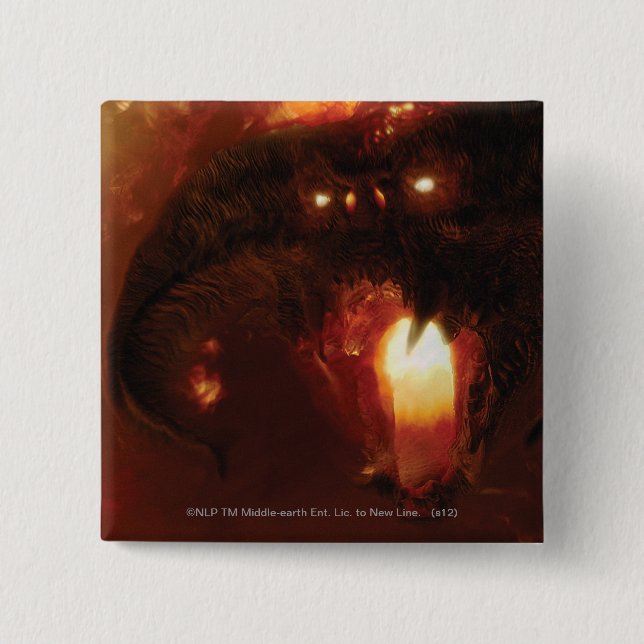 Balrog 15 Cm Square Badge (Front)