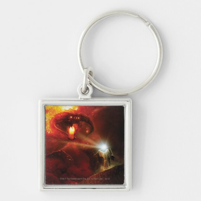 Balrog Versus GANDALF™ Key Ring (Front)