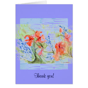 Balsam and Lobelia flowers